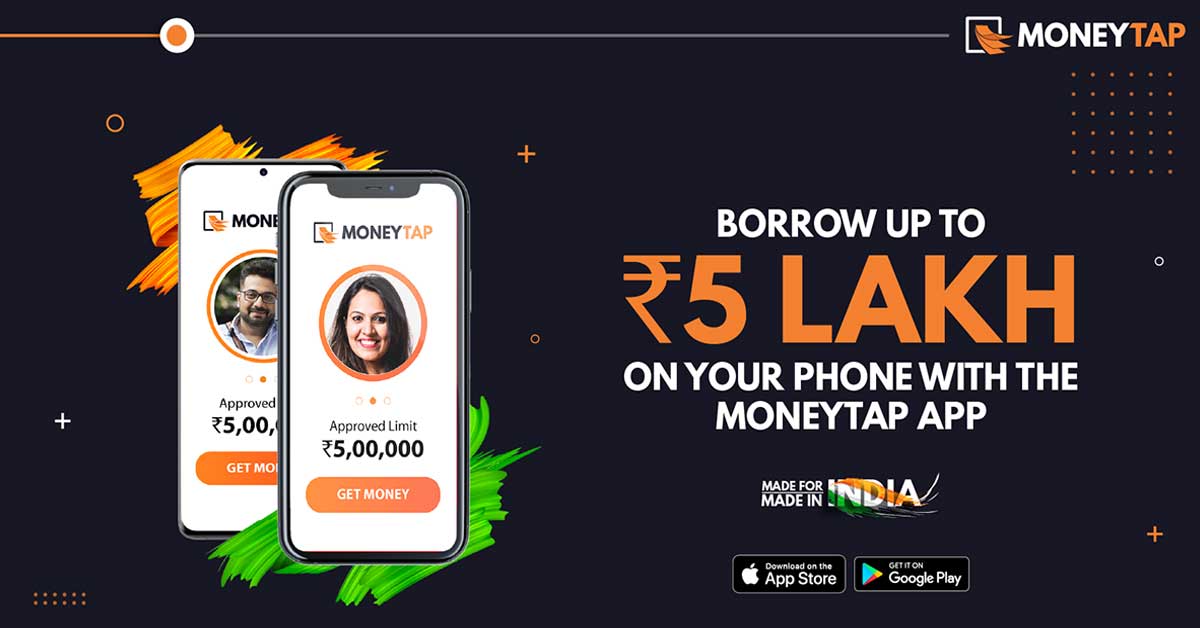 Get Line Of Credit Up To ₹5 Lakh - Moneytap