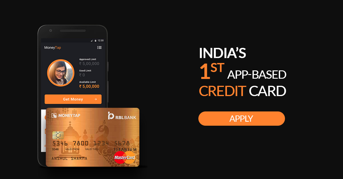 Apply for Credit Card Online | 100% Cash Withdrawal | MoneyTap