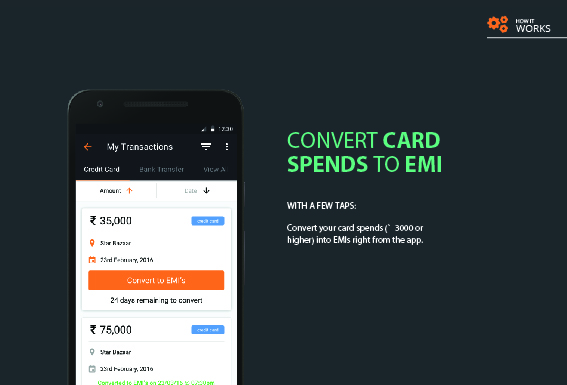 MoneyTap: Convert Card Spends to EMI